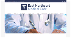 Desktop Screenshot of eastnorthportmedicalcare.com